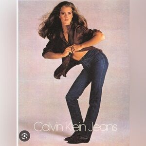 Calvin Klein Vintage 80s Brooke Shields Blue Jeans Sz 12